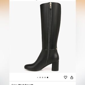 Naturalizer loving knee high boots black 7.5 b wide calf